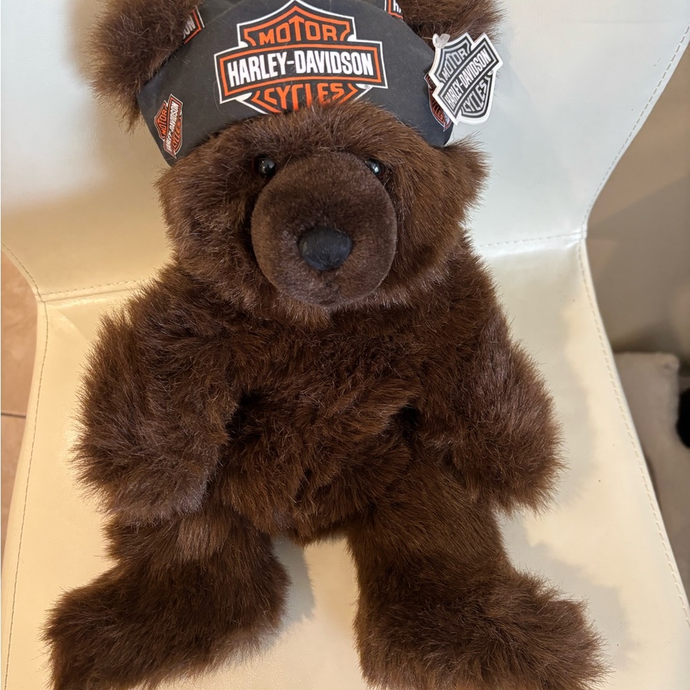 Harley-Davidson Brown Stuffed Bear